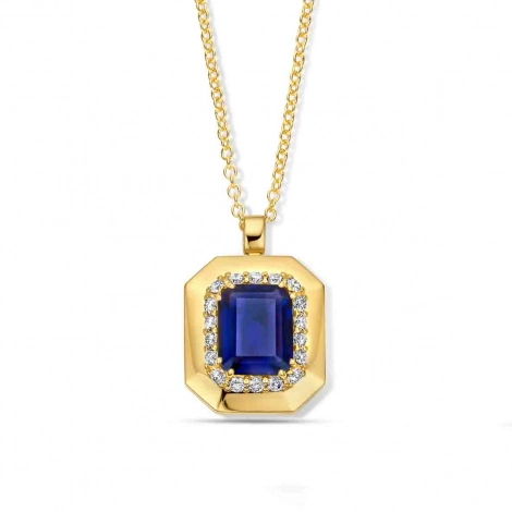 Collier Lolite et diamants