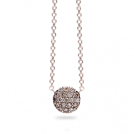 Collier One More diamants bruns
