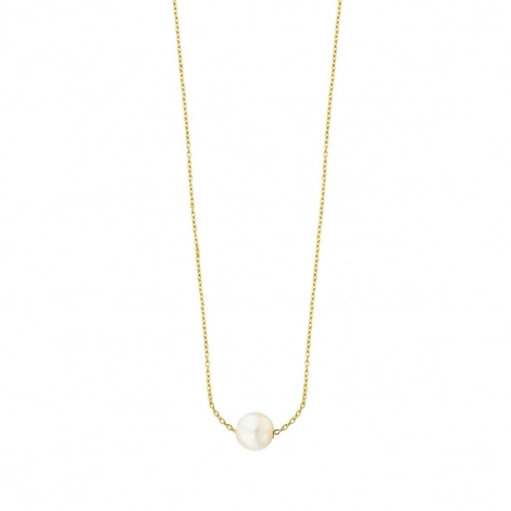 Collier or et Perles