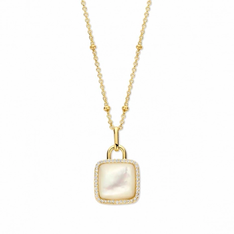 Collier - pendentif en argent - plaqu or - Naiomy