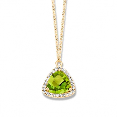 Collier pridot et diamants- One More