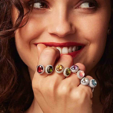 Collier pridot et diamants- One More
