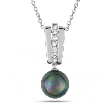 Collier Perle de Tahiti et Diamants
