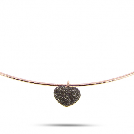 Collier Pesavento DNA Spring Coeur Bronze