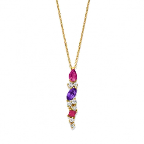 Collier Pierres Fines et diamants
