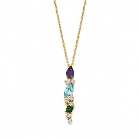 Collier Pierres Fines et diamants