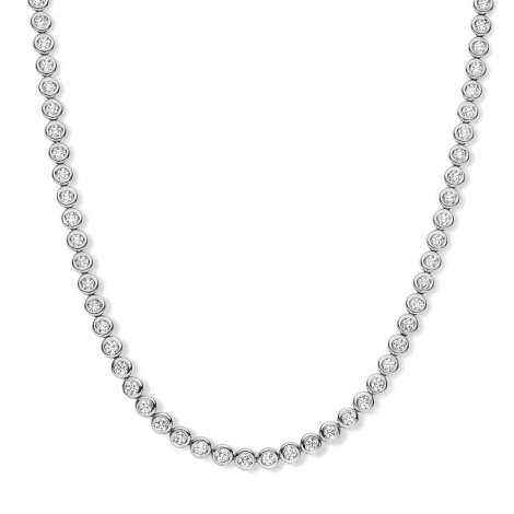 Collier Rivi�re de Diamants Serti Clos