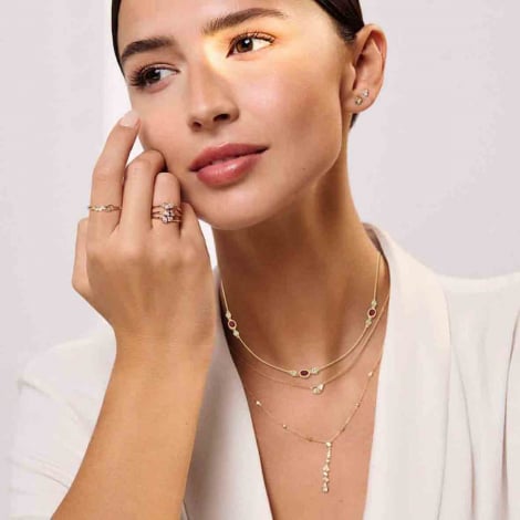 Collier Rubis et diamant