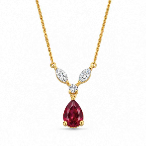 Collier Rubis et Diamants à combiner