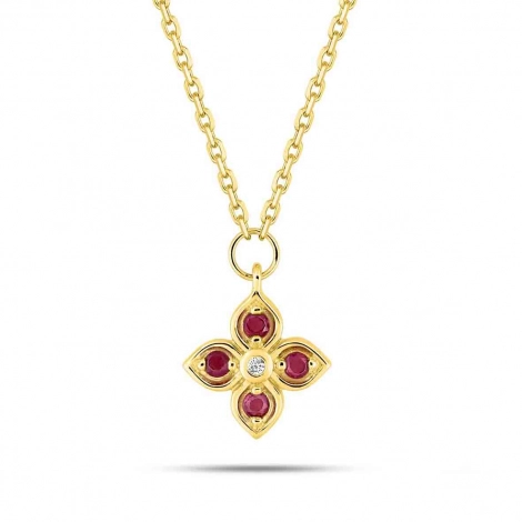 Collier Saphir et diamant