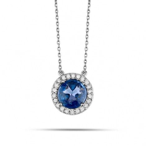 Collier Saphir et diamants