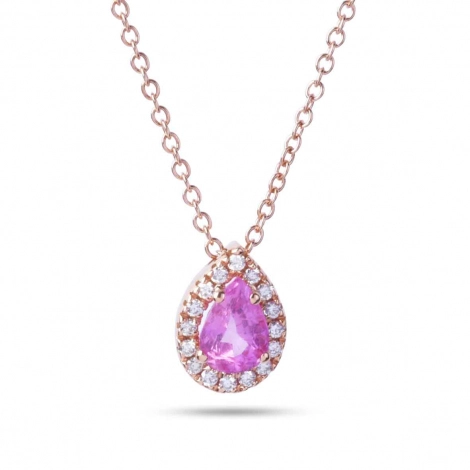Collier Saphir et Diamants
