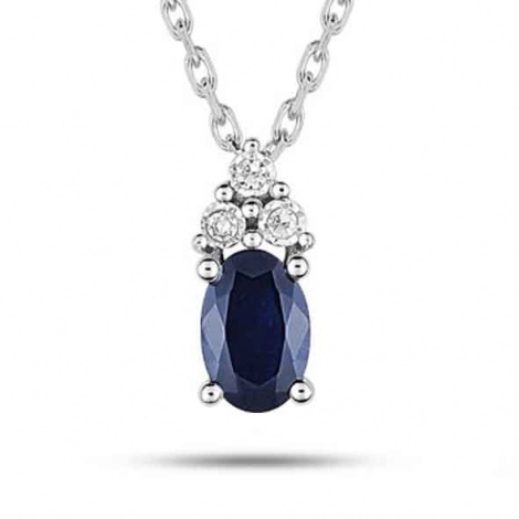 Collier Saphir et diamants