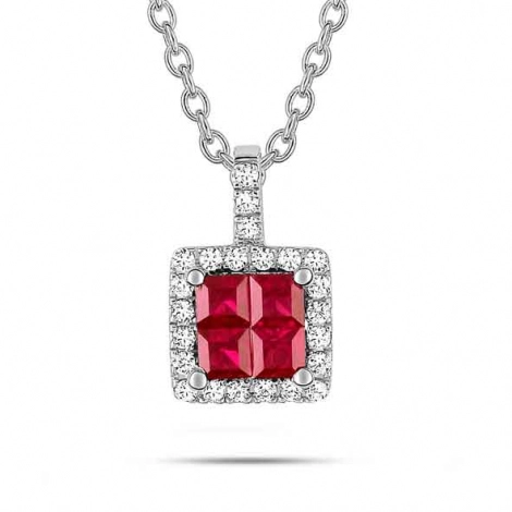 Collier Saphir et diamants
