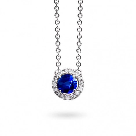 Collier saphir et diamants One More