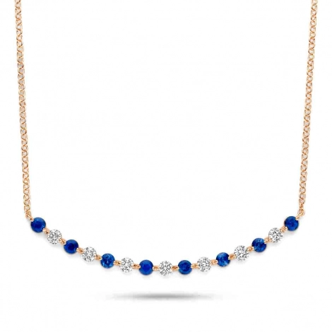 Collier Saphir et diamants One More