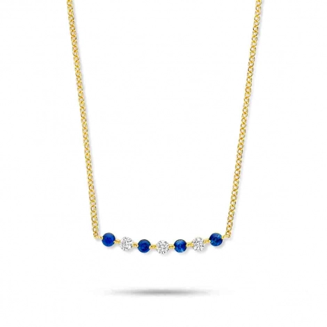 Collier Saphir et diamants One More