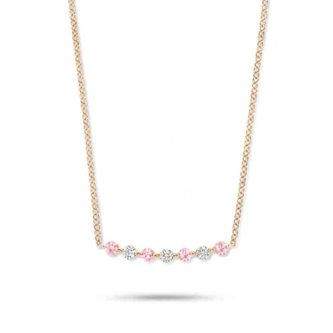 Collier Saphir rose et diamants One More