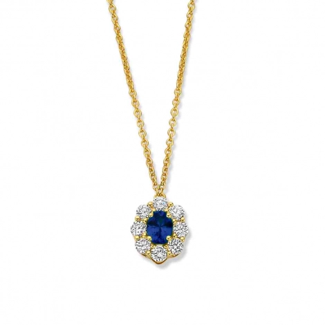 Collier Saphirs et diamants