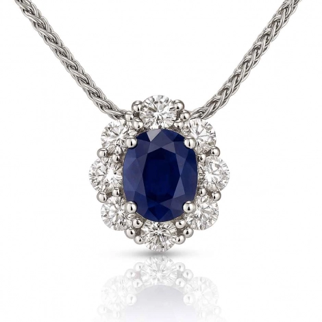 Collier Saphirs et diamants