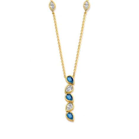 Collier Saphirs et diamants
