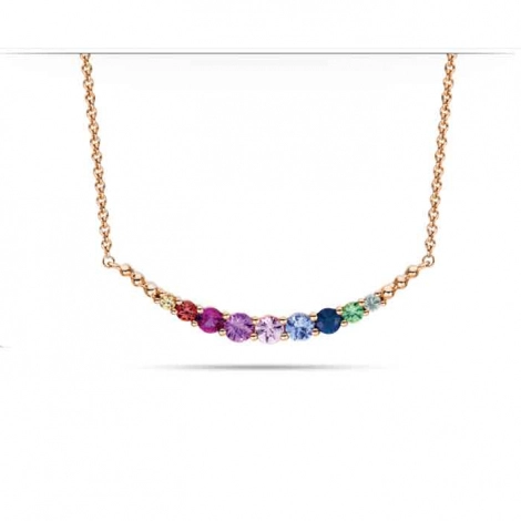 Collier Saphirs Muliticolores