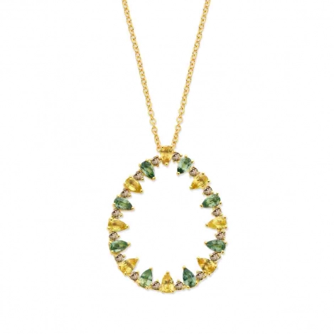 Collier Saphirss et Diamants