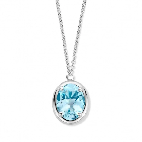 Collier topaze Sky Blue  One More