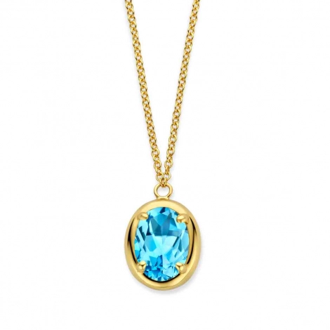 Collier topaze Swiss Blue - One More