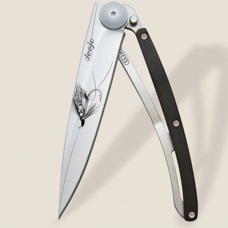 Couteau de Poche Deejo Ebne / Silver Wilkinson