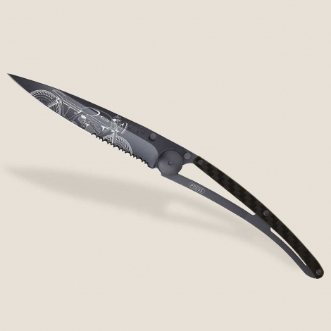 Couteau de Poche Deejo Fibre de carbone / Caf Racer