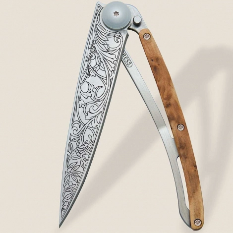 Couteau de Poche Deejo Genvrier / Art nouveau
