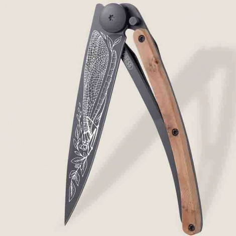 Couteau de Poche Deejo Genvrier / Libellule