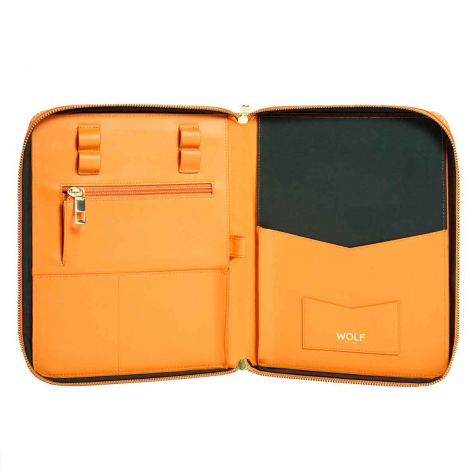 Etui de rangement iPad Wolf 1834 - Signature - Orange