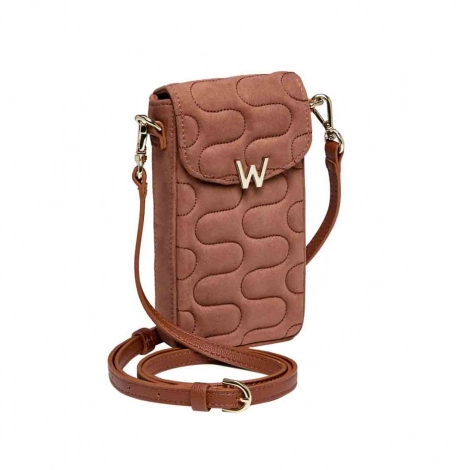 Etui pour tlphone Wolf 1834 - Mimi Swirl - Marron