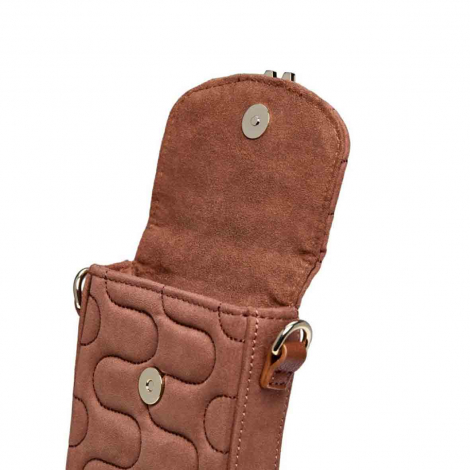 Etui pour tlphone Wolf 1834 - Mimi Swirl - Marron