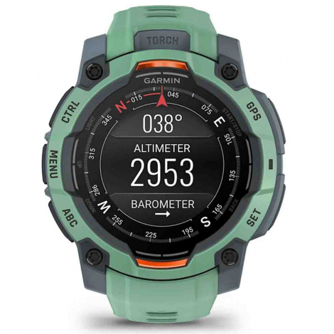 Garmin Instinct 3  AMOLED  - Noir - bracelet noir