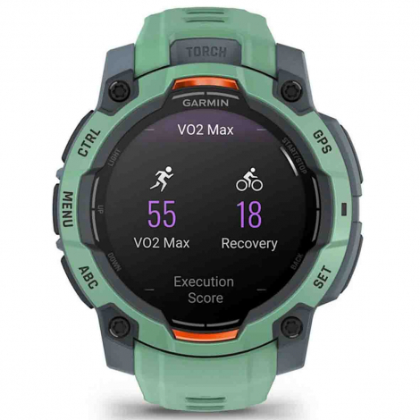 Garmin Instinct 3  AMOLED  - Noir - bracelet noir