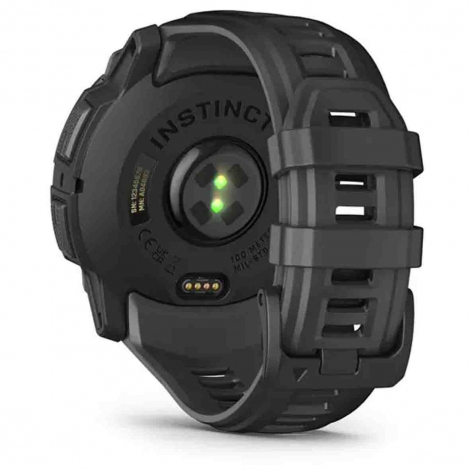 Garmin Instinct 3  AMOLED 45 mm - Noir - bracelet noir