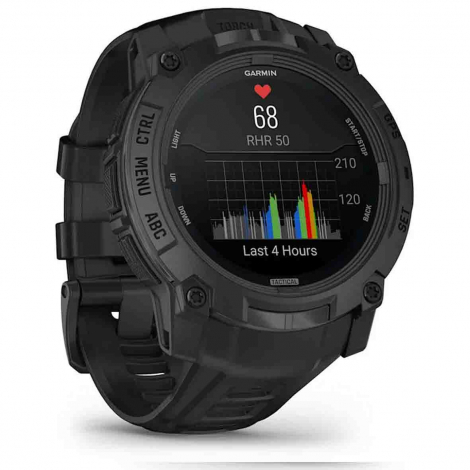Garmin Instinct 3  - AMOLED - Tactical Edition Noire -bracelet noir