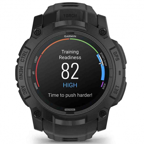 Garmin Instinct 3  - AMOLED - Tactical Edition Noire -bracelet noir