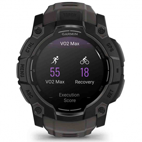 Garmin Instinct 3  AMOLED - Vert d'eau avec bracelet vert d'eau