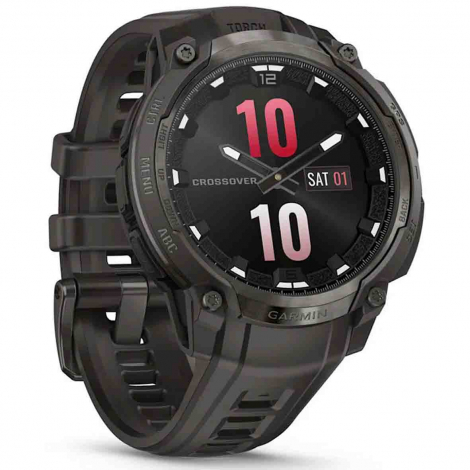 Garmin Instinct Crossover Amoled - Grise charbon