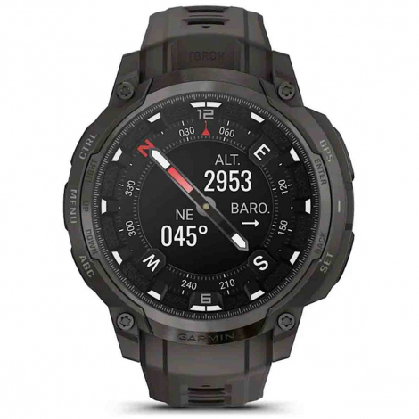 Garmin Instinct Crossover Amoled - Grise charbon