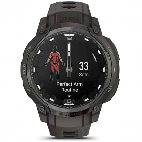 Garmin Instinct Crossover Amoled - Grise charbon