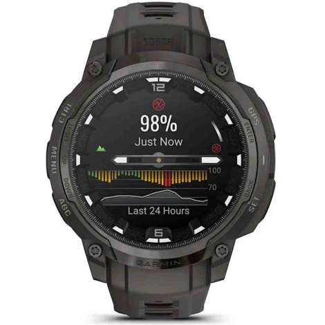 Garmin Instinct Crossover Amoled - Grise charbon