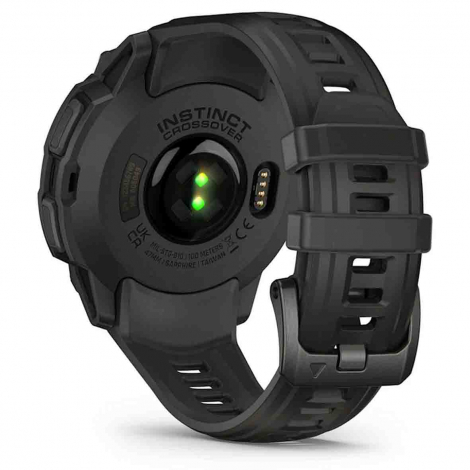 Garmin Instinct Crossover Amoled - Grise charbon