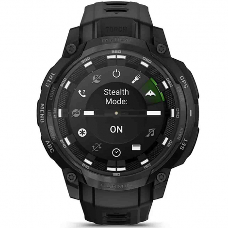 Garmin Instinct Crossover Amoled Tactical Edition - Noire