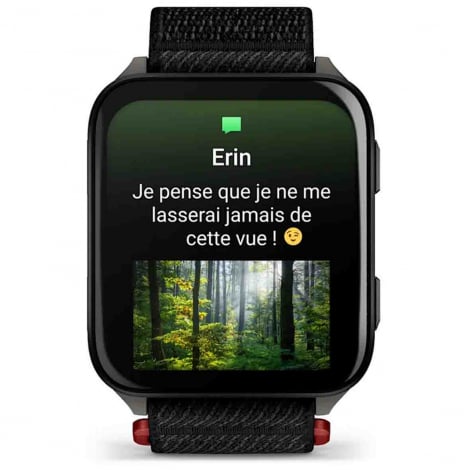 Garmin venu X1  botier  titane Gray - Bracelet nylon