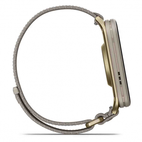 Garmin venu X1  bo�tier  titane - Bracelet nylon lin